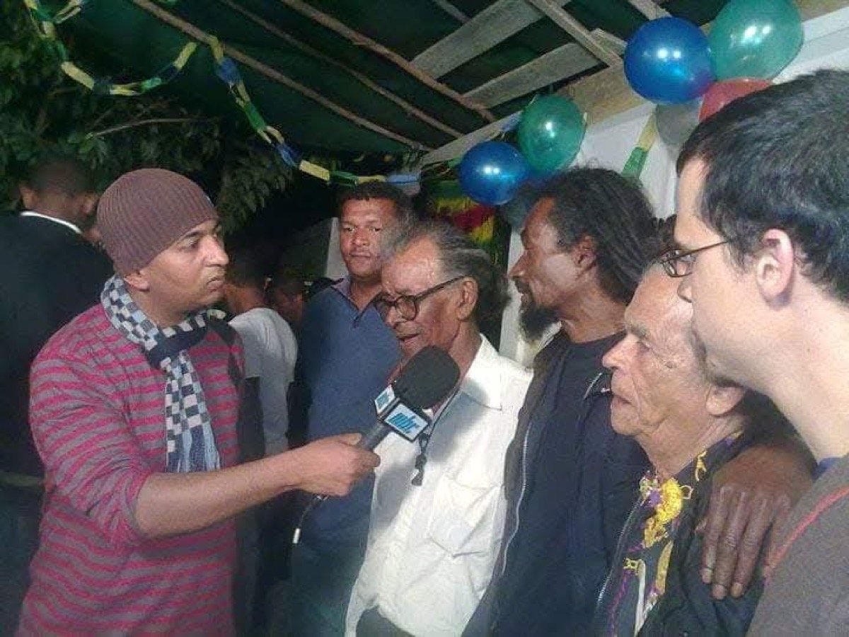 michel legris interviewed at an event